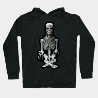 BlackMetal Homunculus Skeleton Artwork Hoodie